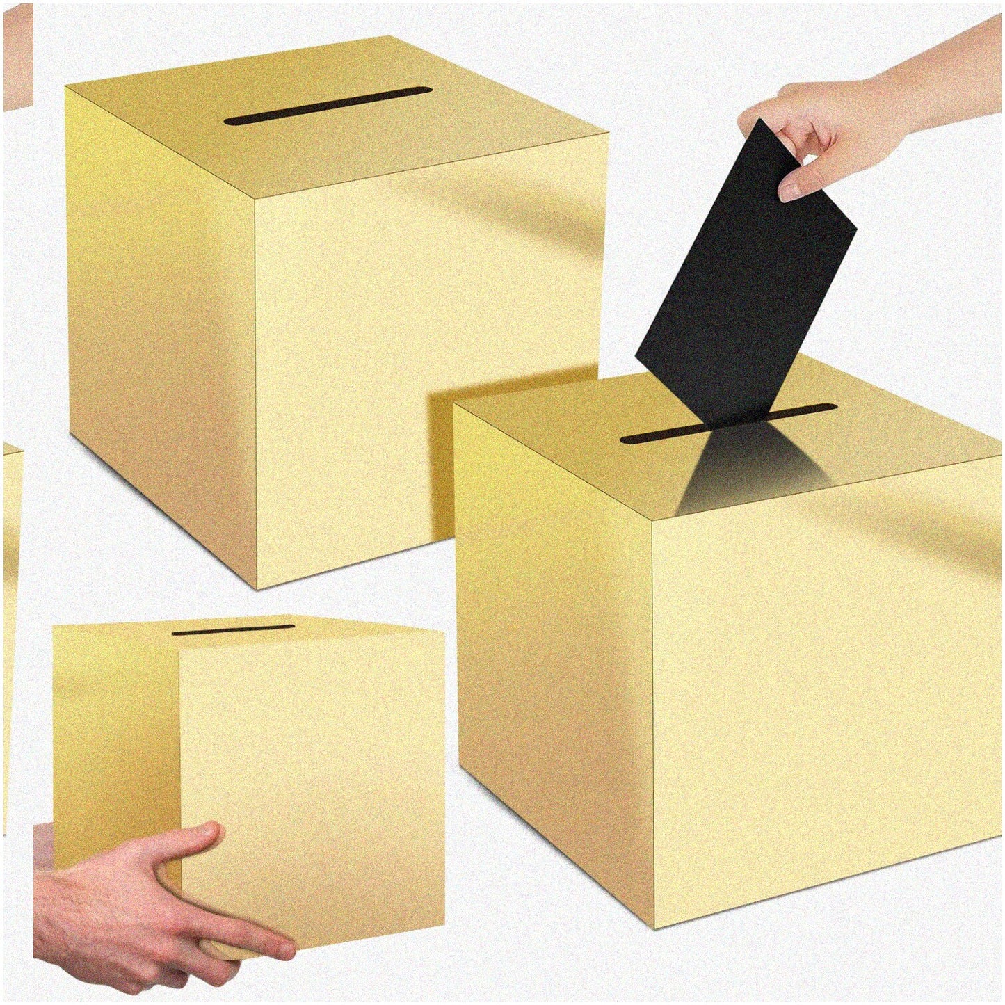 Golden Memories Treasure Chest 10" Gold Money Box