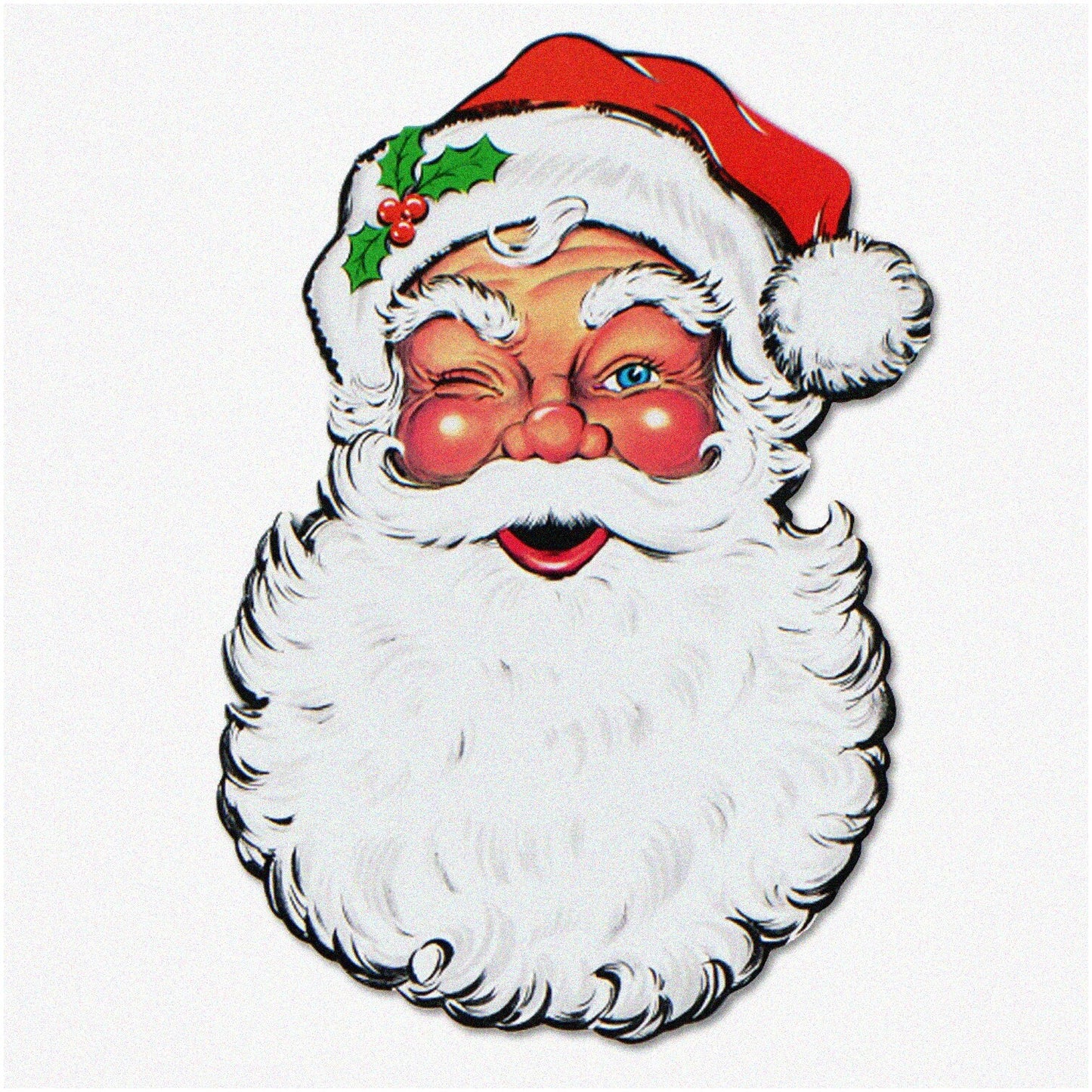 Festive Claus Cut-Out 26" Red White Green