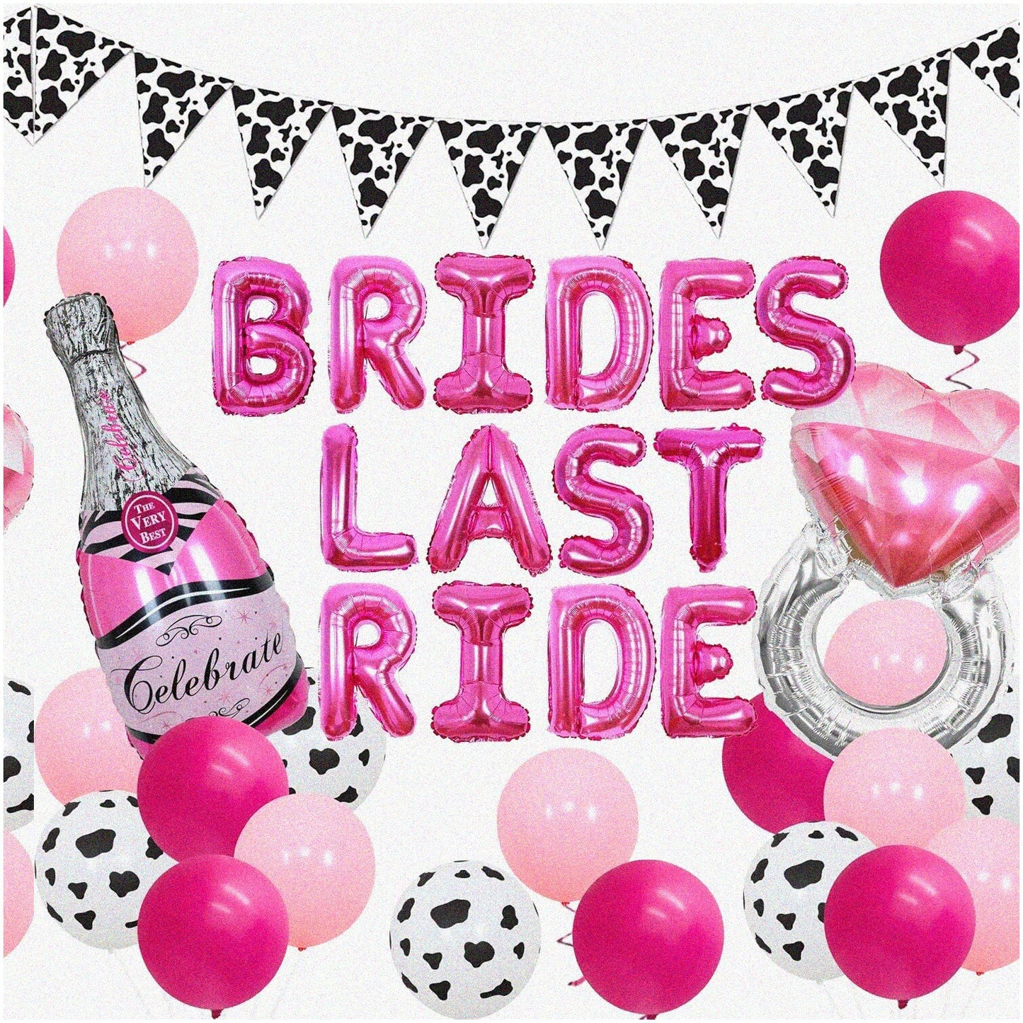 Cowgirl Bachelorette Party Decorations Set