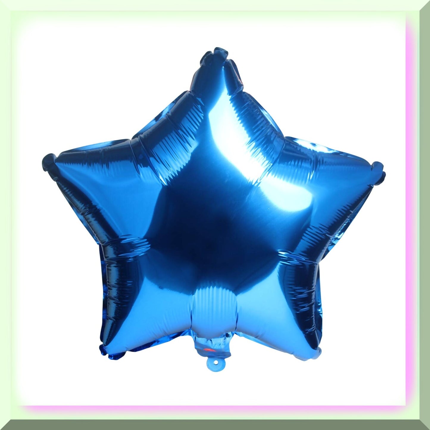 10pcs 18" Blue Mylar Balloons Set