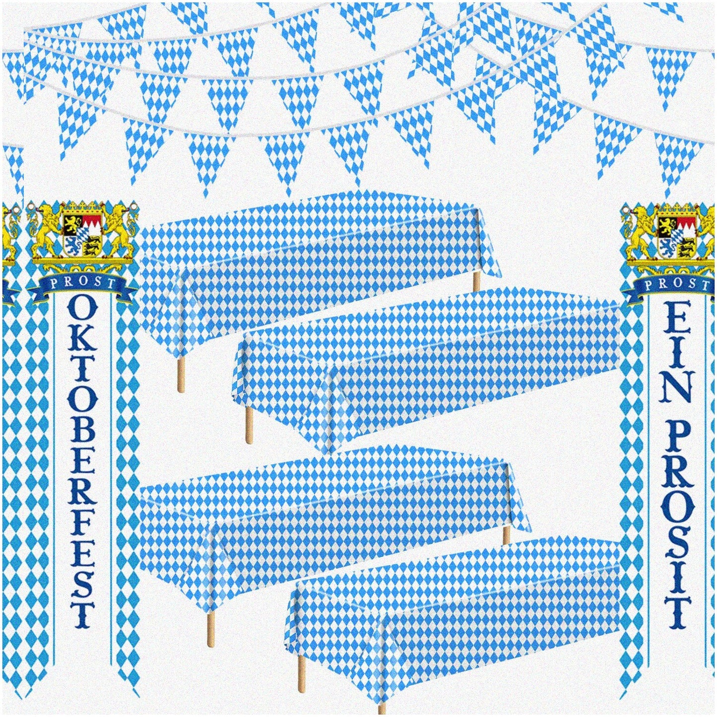Black Gold 65th Birthday Banner Backdrop 78x47 inches