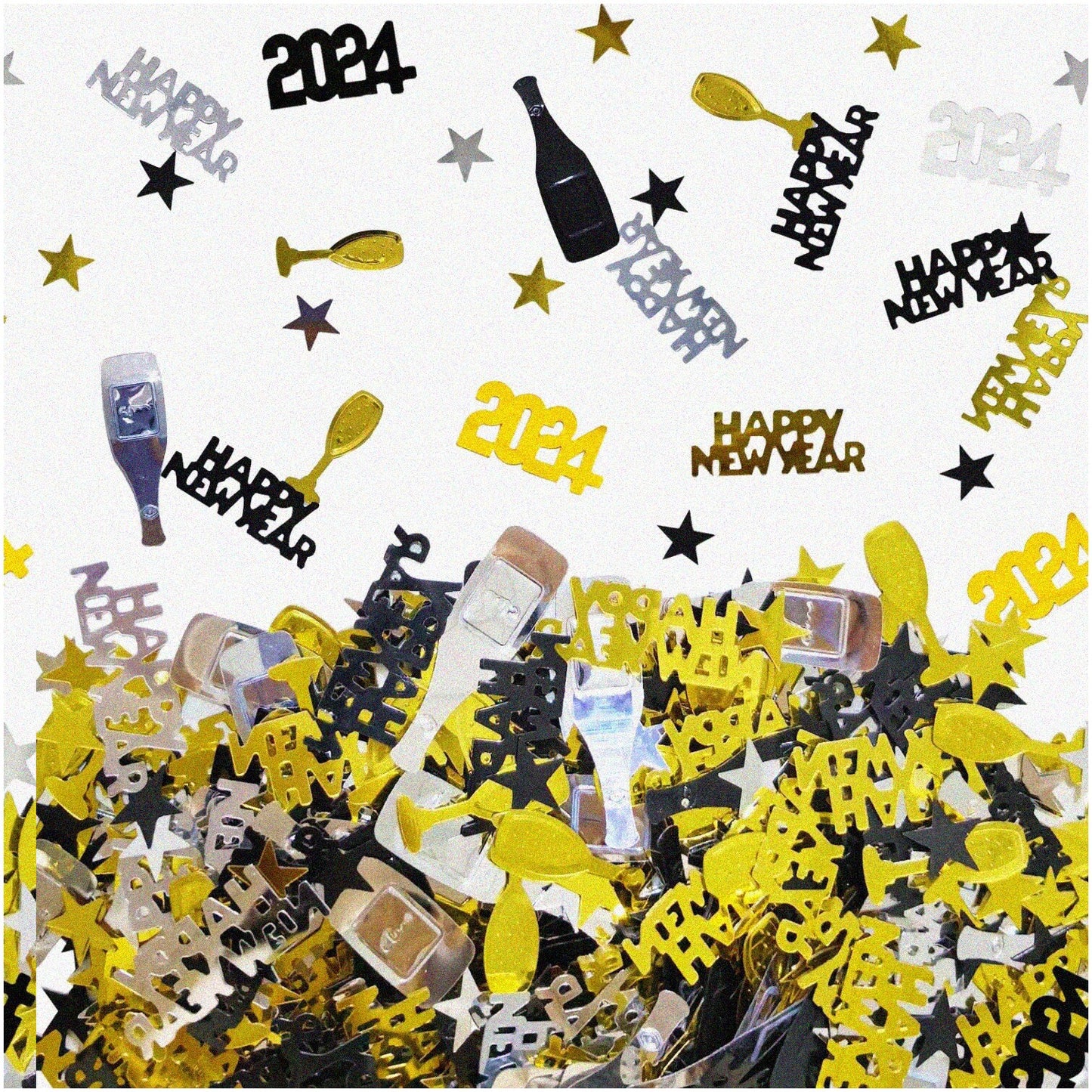 2024 Starburst Confetti Gold Black 1000 Pieces
