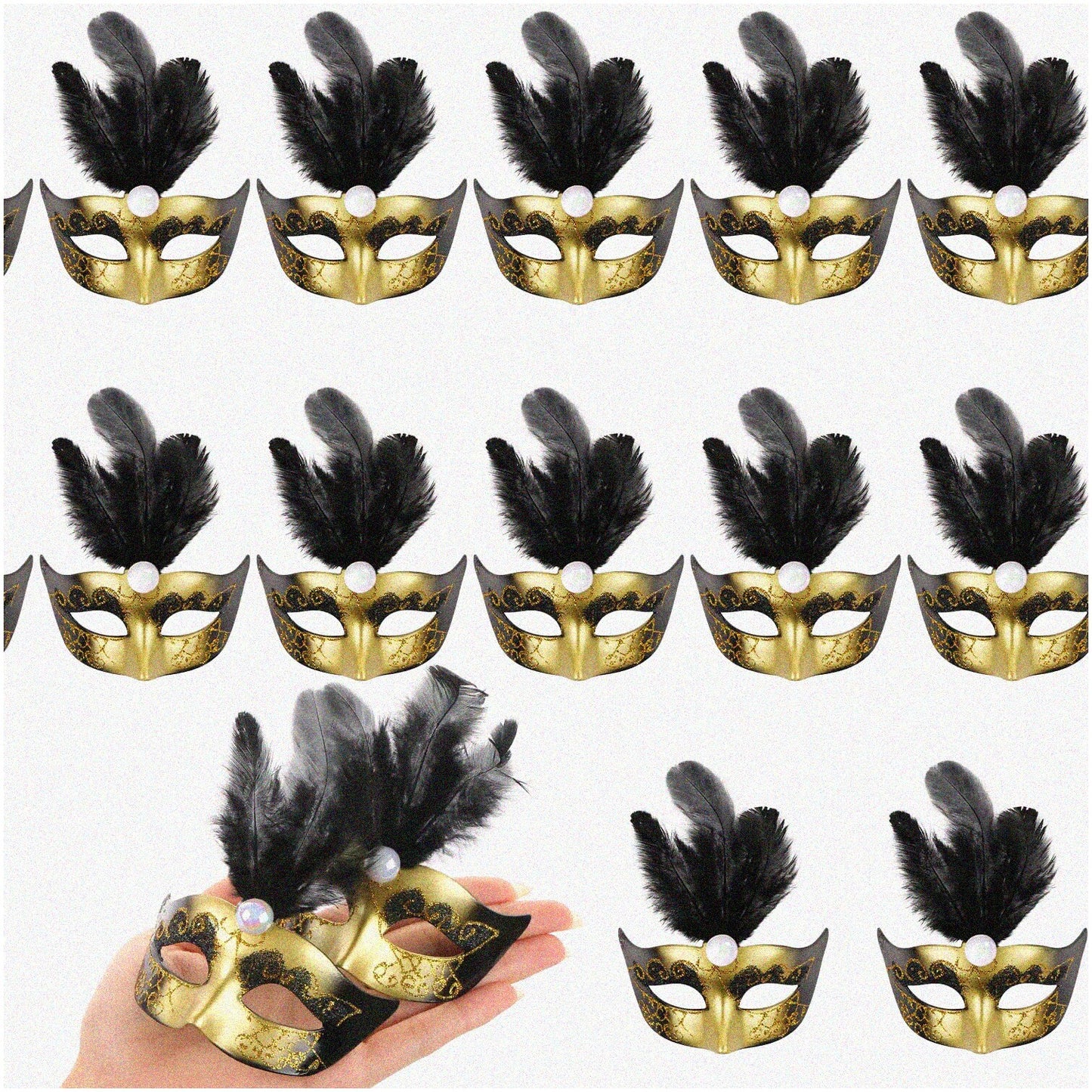 Sparkling Gold 98th Birthday Number Cut-Outs Set of 12