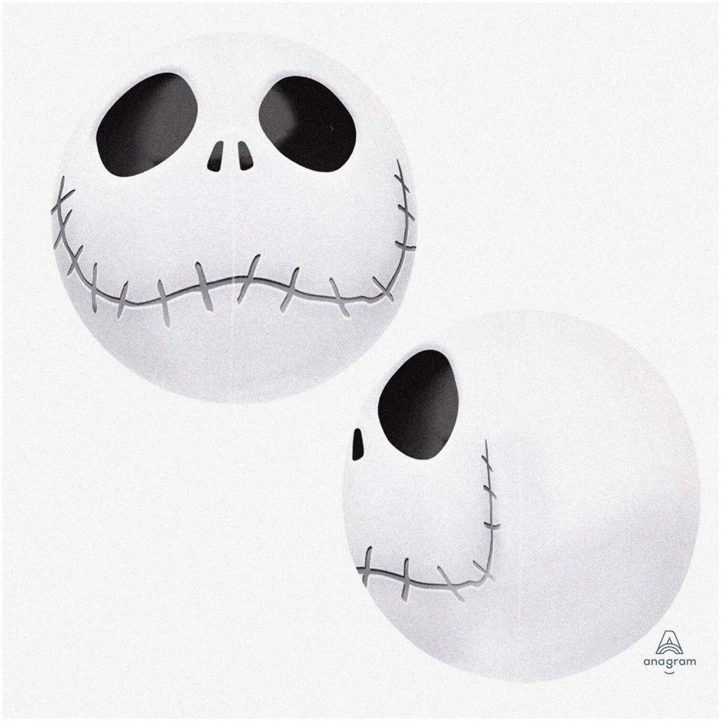 15" Jack Skellington Orbz Balloon – White