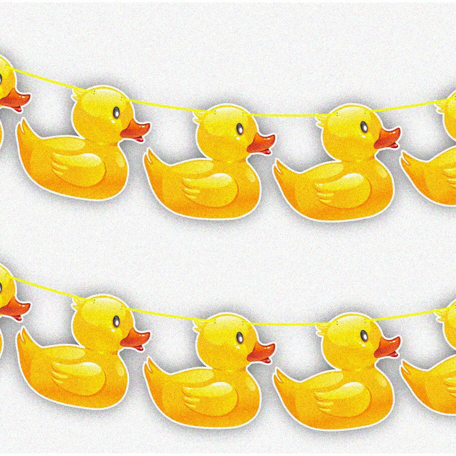 12ft Cartoon Duck Garland for Parties and Events