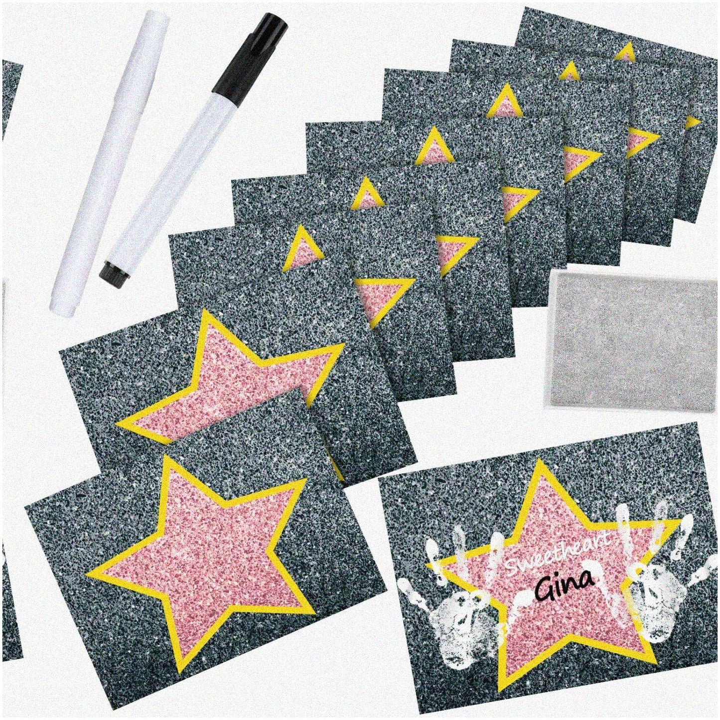 Silver Glitter 36th Birthday Centerpiece Sticks 12-Pack