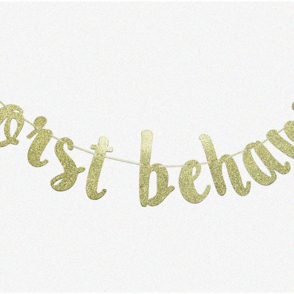 Golden Moments Party Kit with Gold Glitter Banner and Backdrop