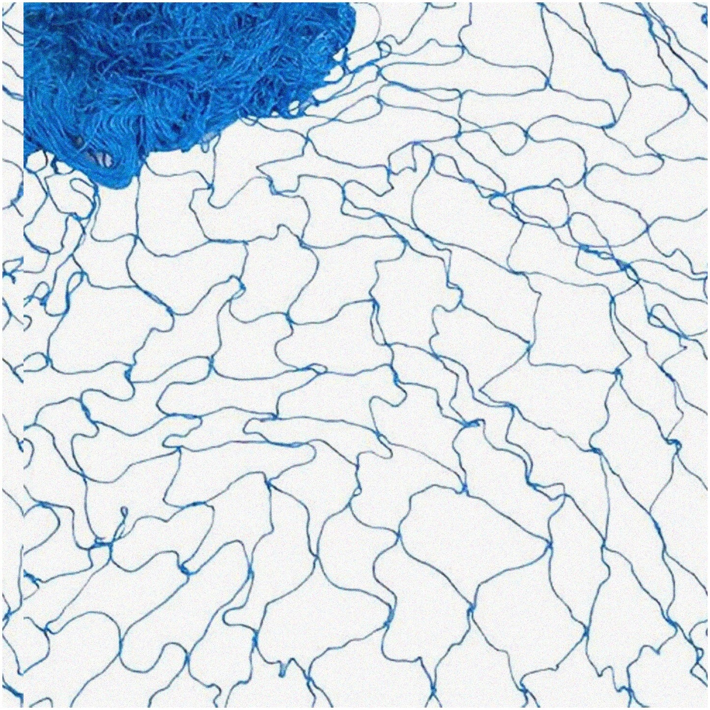 Nautical Blue Fishnet Decor 6x24ft