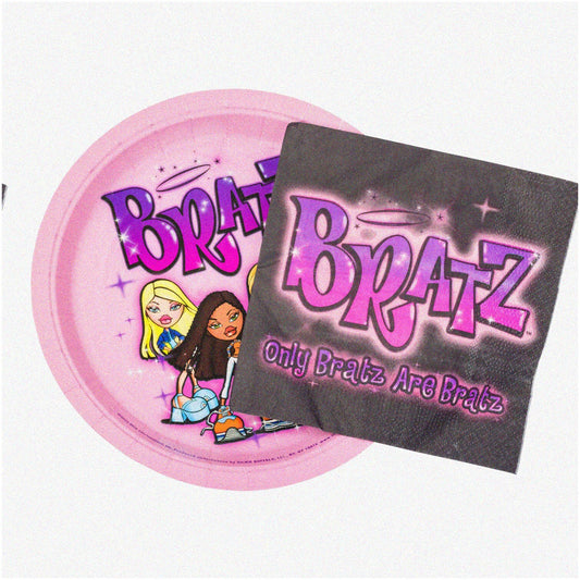 Bratz Themed 32ct Napkins and Plates Party Pack