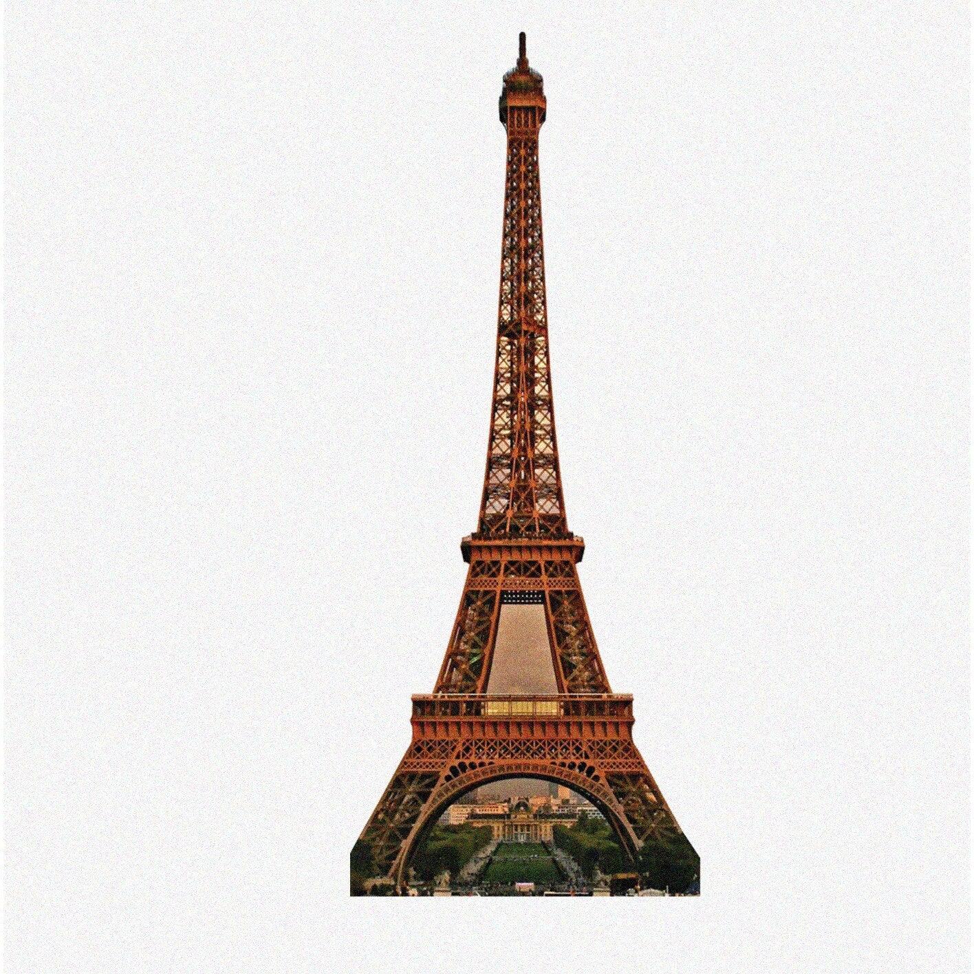 Life-Size Eiffel Tower Standup 88in Tall 35in Wide