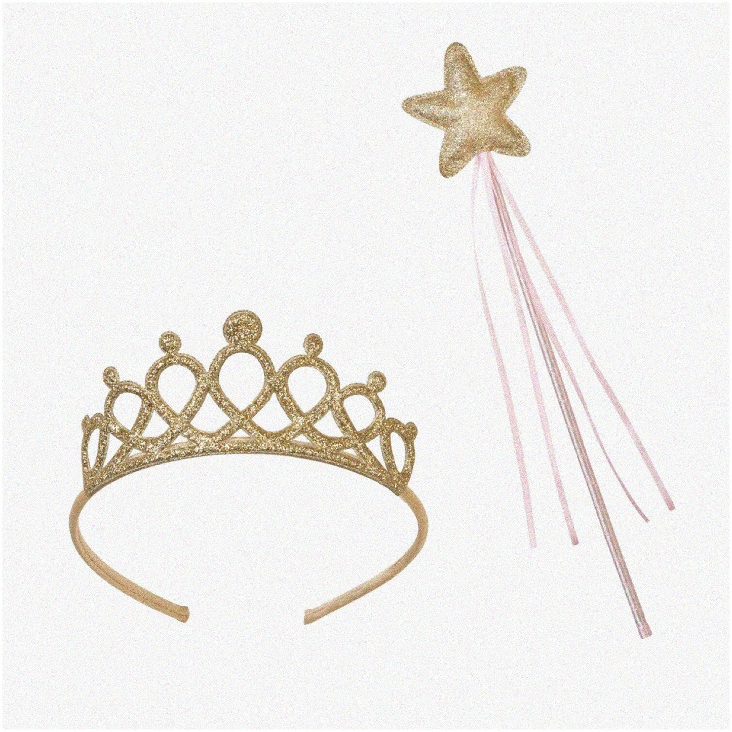 Pink Butterfly Princess Set with Tiara and Wand