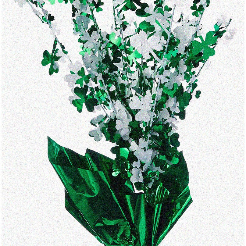 Sparkling Clover Celebration Table Decor 15 Inches