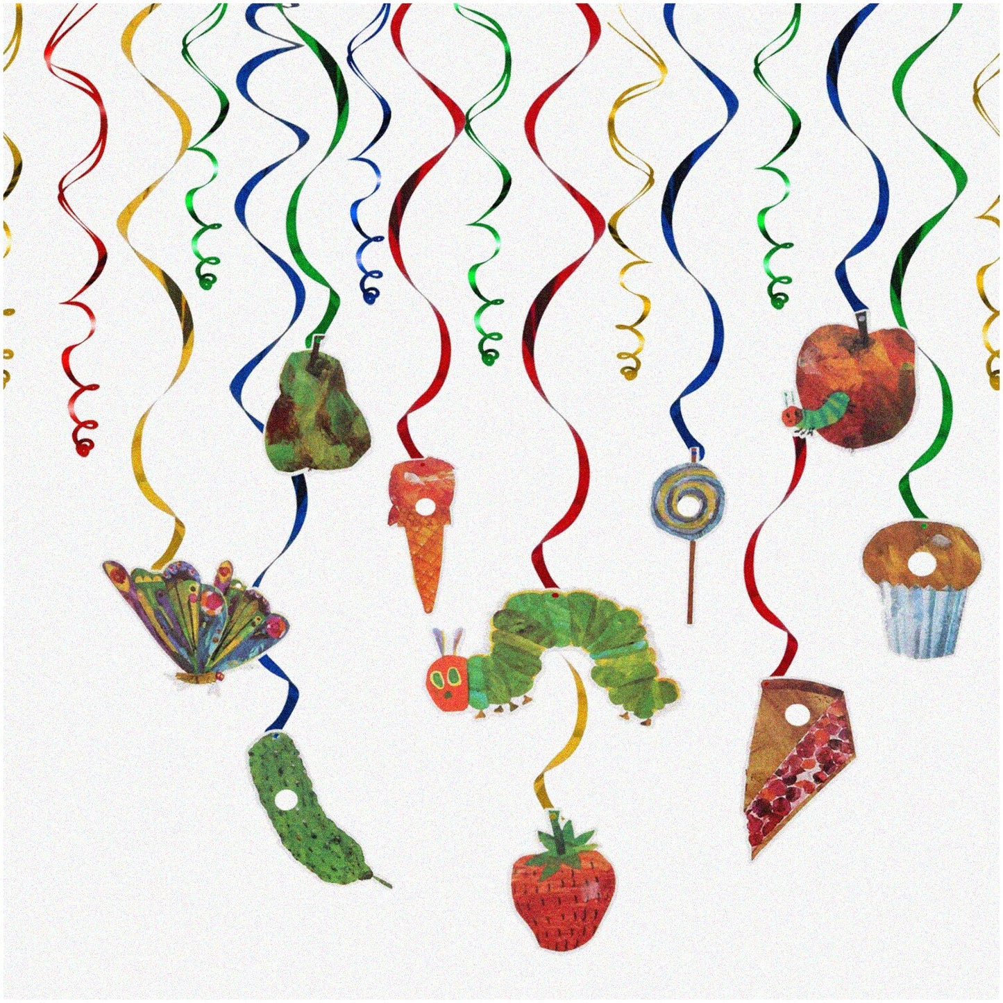 Party Decor Kit with Butterfly Streamers, 20 Pcs