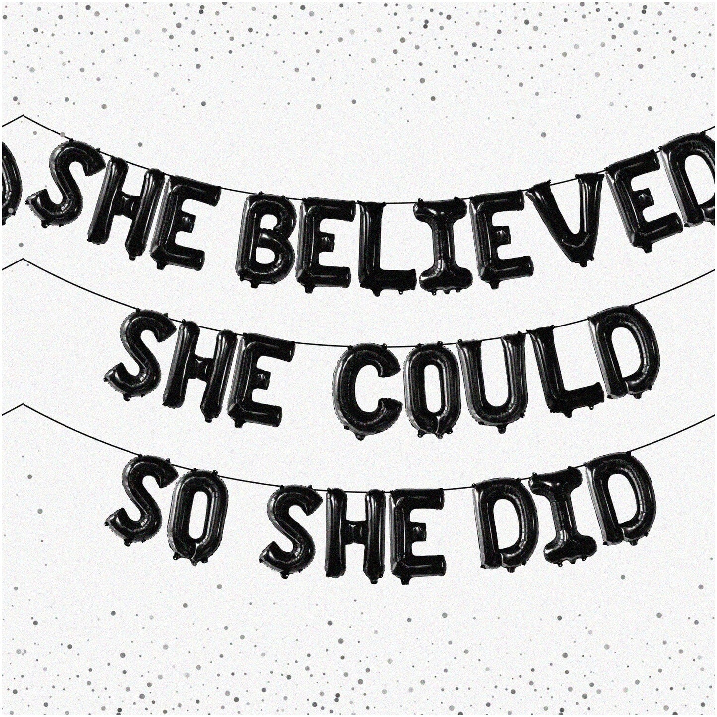 2024 Graduation Banner She Believed She Could So She Did