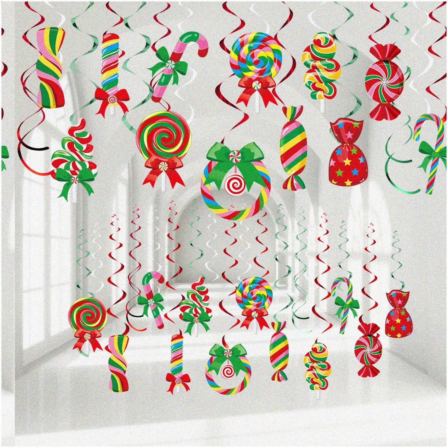 Winter Wonderland Candy Swirls - 30 Pieces