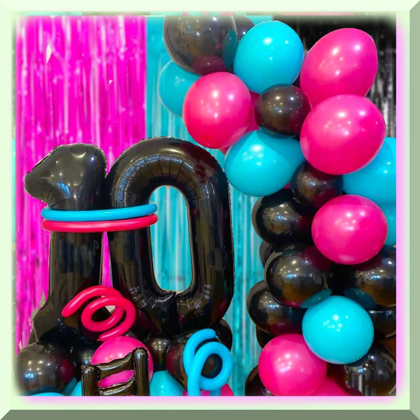 100pcs 12 Inch Latex Balloons Black Red Blue Party Decorations