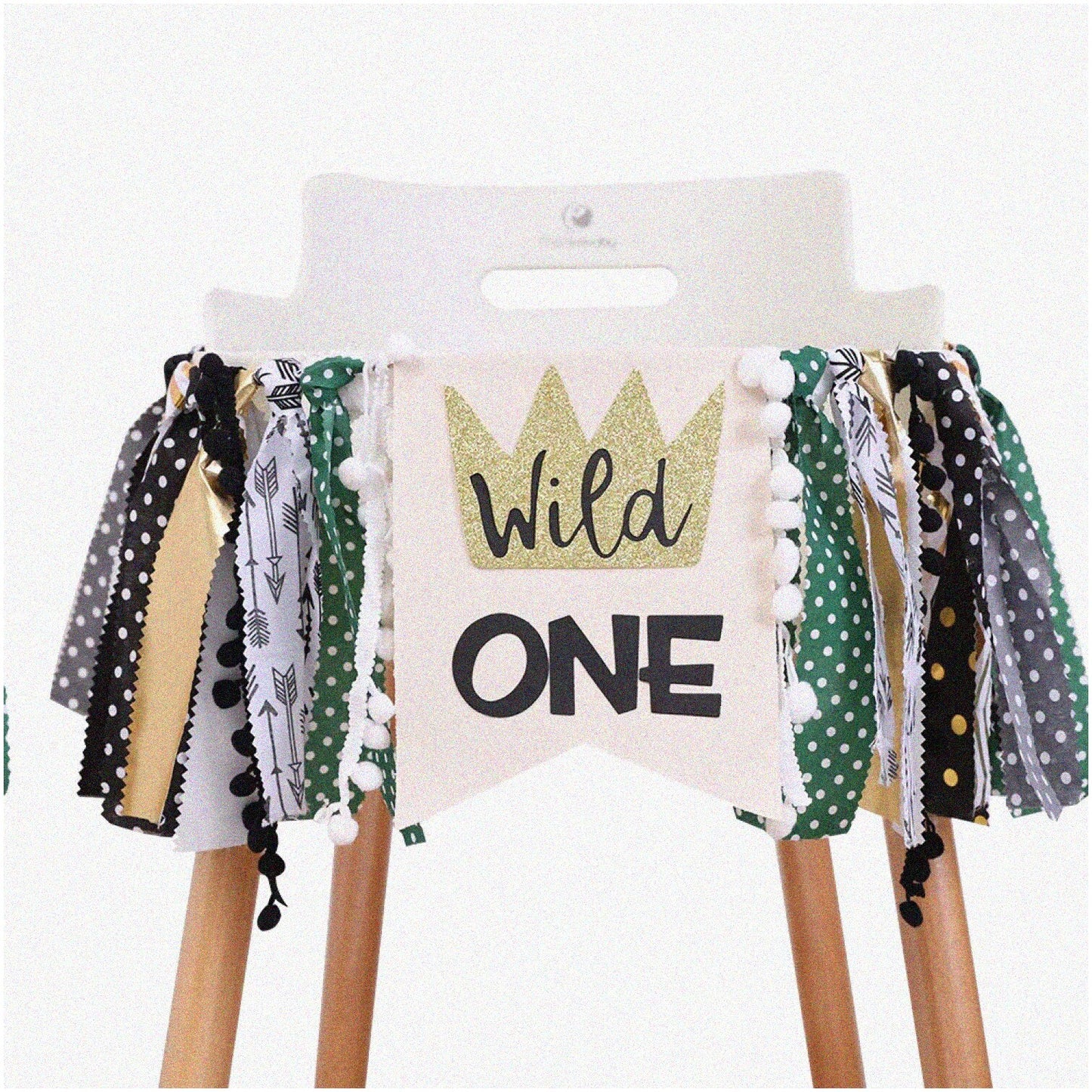 Wild One Safari Adventure 1st Birthday Banner