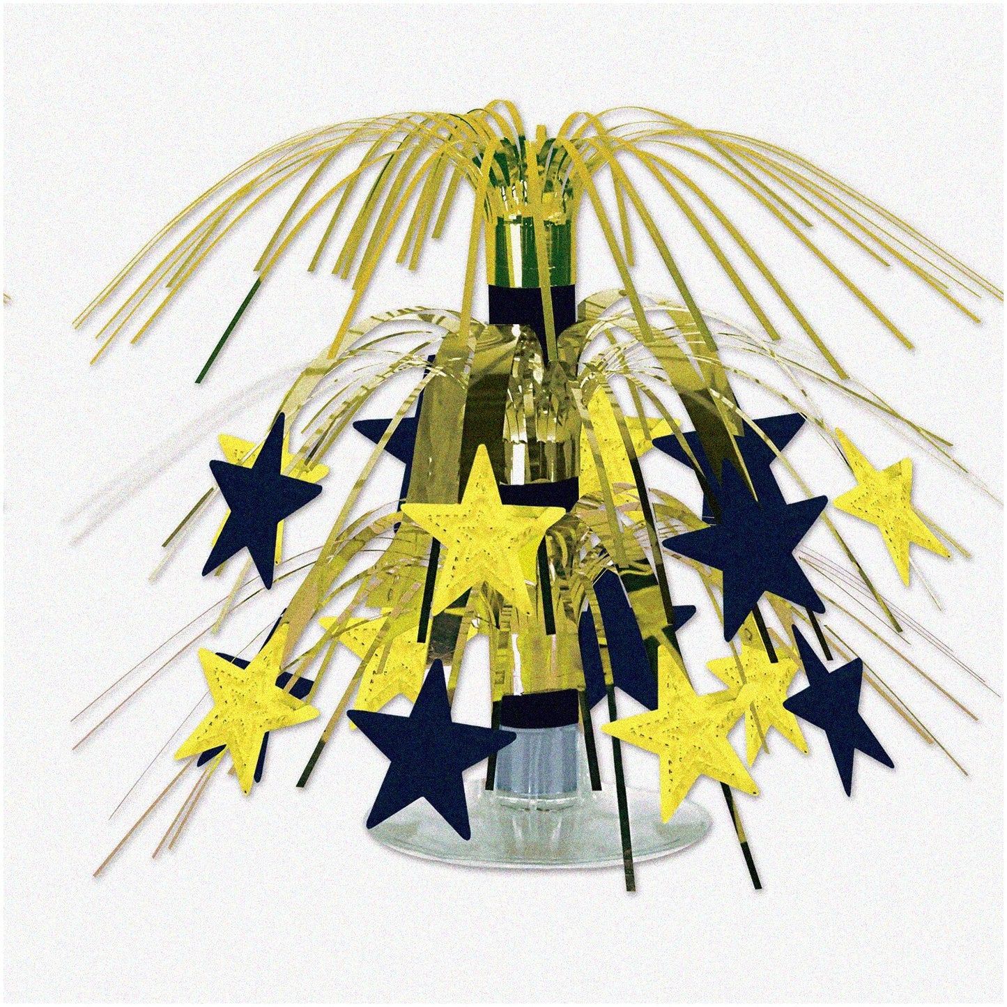 Mini Cascade Centerpiece Black and Gold 7.5"
