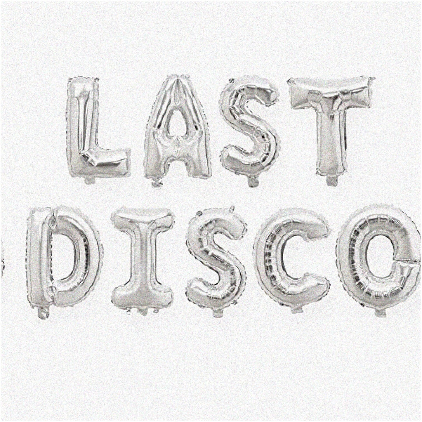 16-Inch Silver Disco Balloons