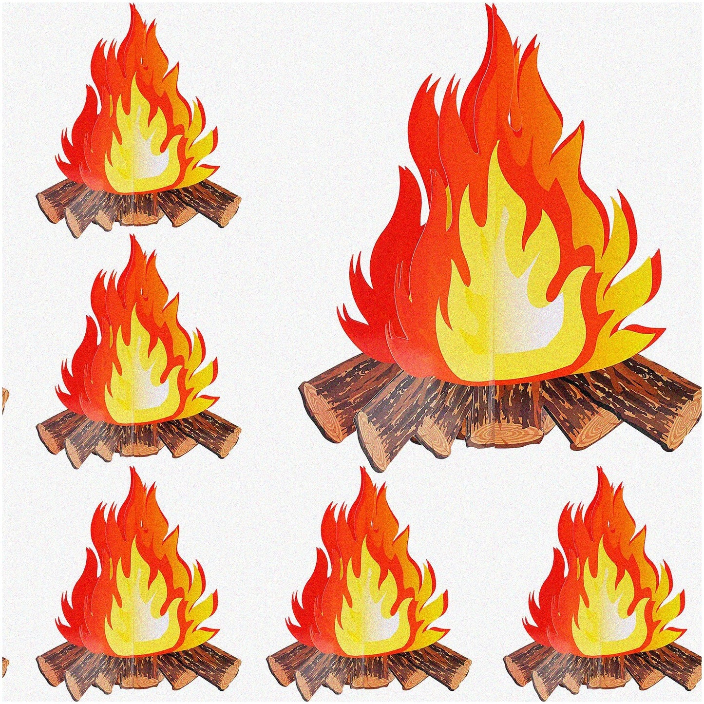 Campfire Blaze 3D Decorative Torch 12 Inch