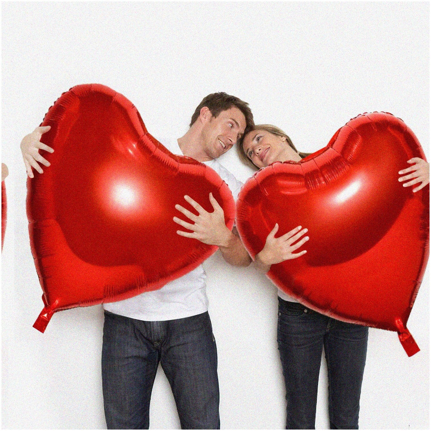4PCS 32" Red Heart Balloons