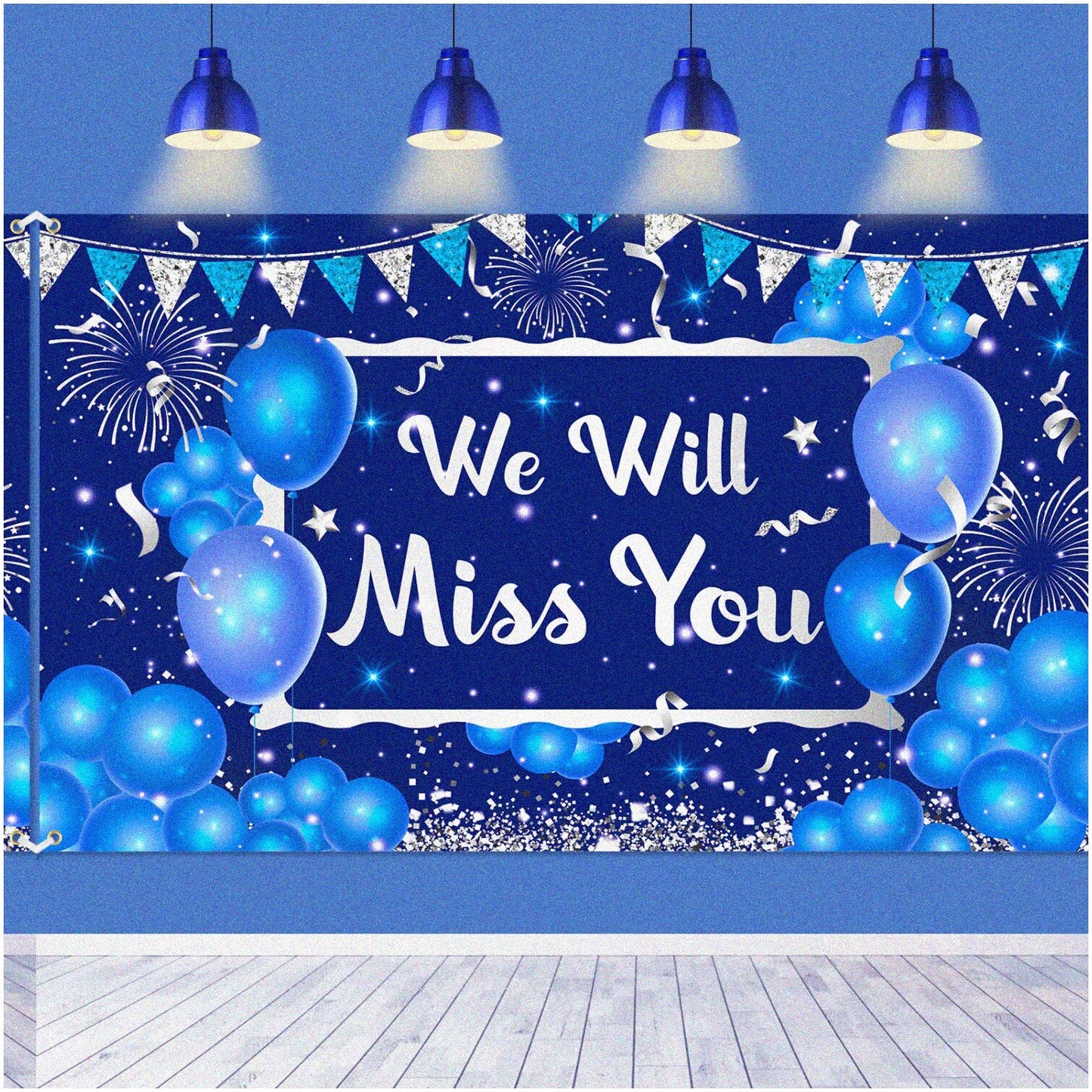 Sparkling Sapphire 26th Birthday Centerpiece Kit
