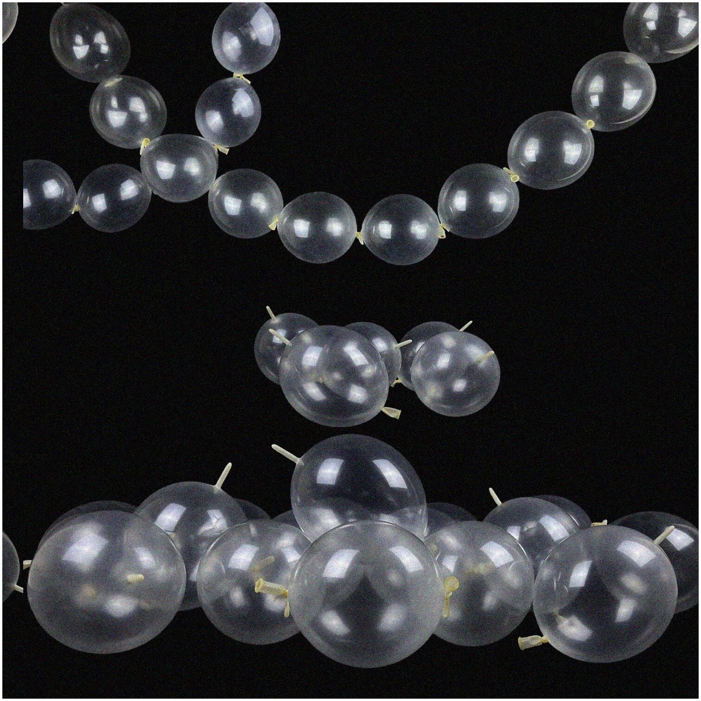 Glittering 100 Days Celebration Kit Silver Decorations