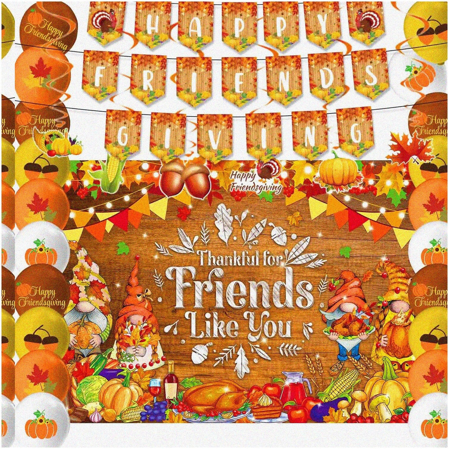 Friendsgiving Fiesta Decoration Kit
