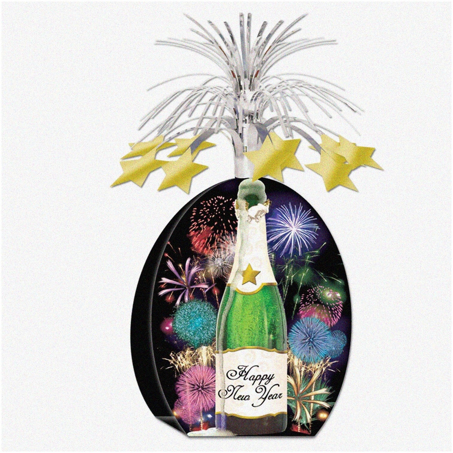 1-Pack Sparkling New Year Centerpiece 9" x 13"
