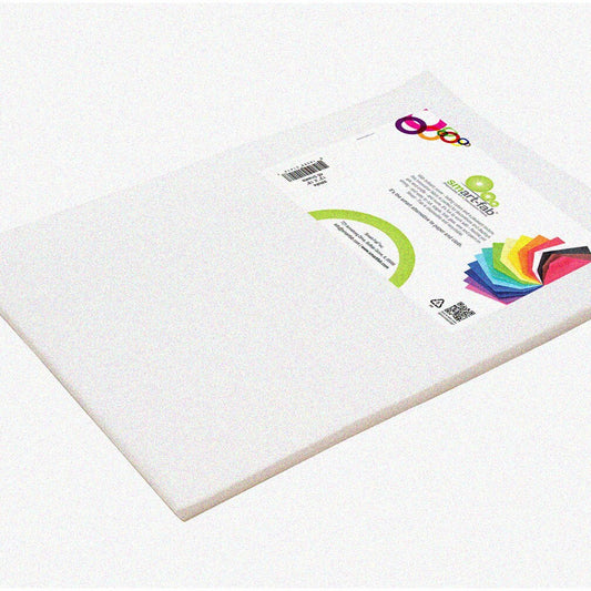 SchoolArt White Fabric Sheets 45 Pack 12x18 Inches