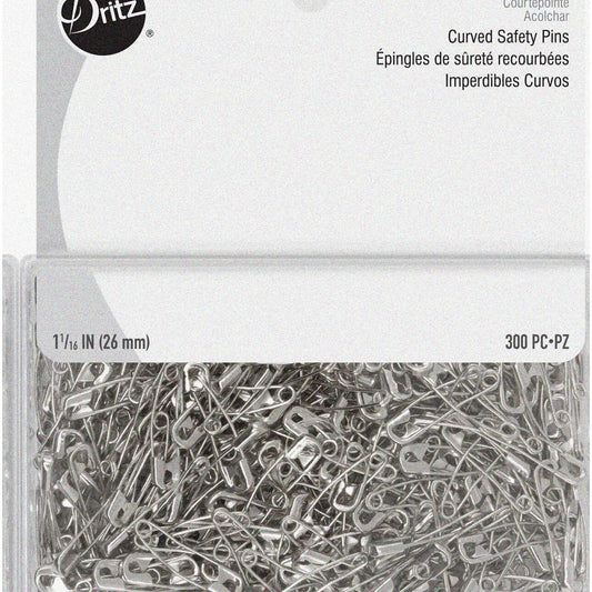 Large Quilting Safety Pins 1-1/16 Inch Nickel 300 Count
