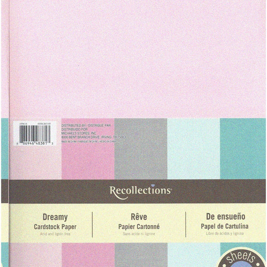 50 Sheets 8.5" x 11" Cardstock