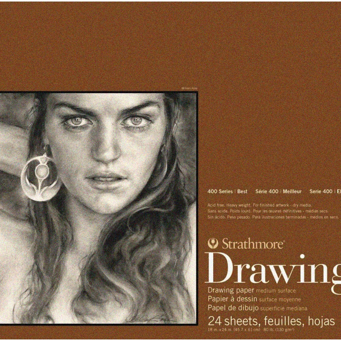 Ivory Craft Paper Pad 18x24 24 Sheets