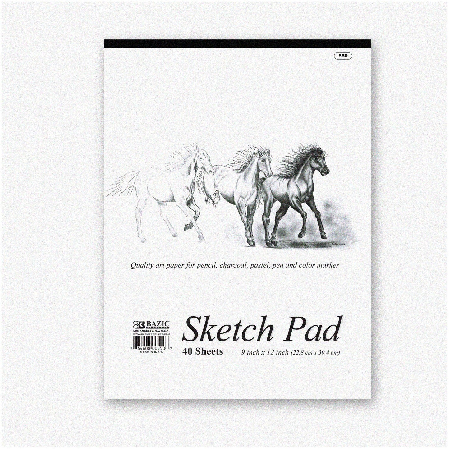 40-Sheet 9x12 Sketch Pad for Drawing and Coloring