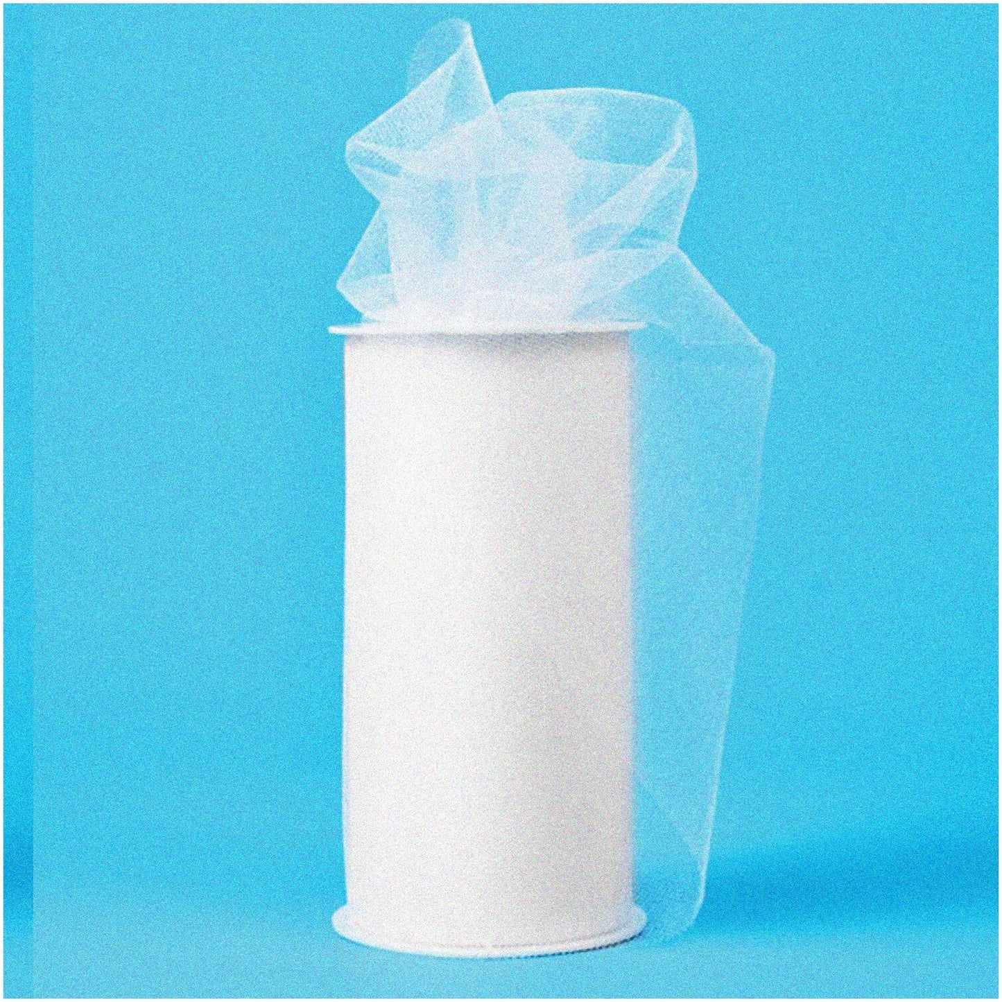 25-Yard White Tulle Spool