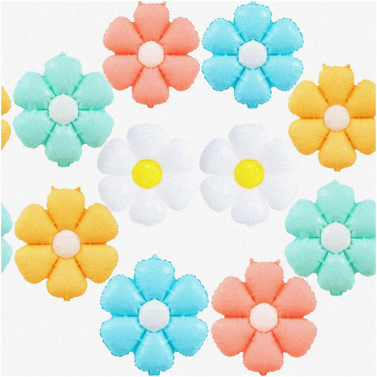 10 Colorful Daisy Balloons Party Pack