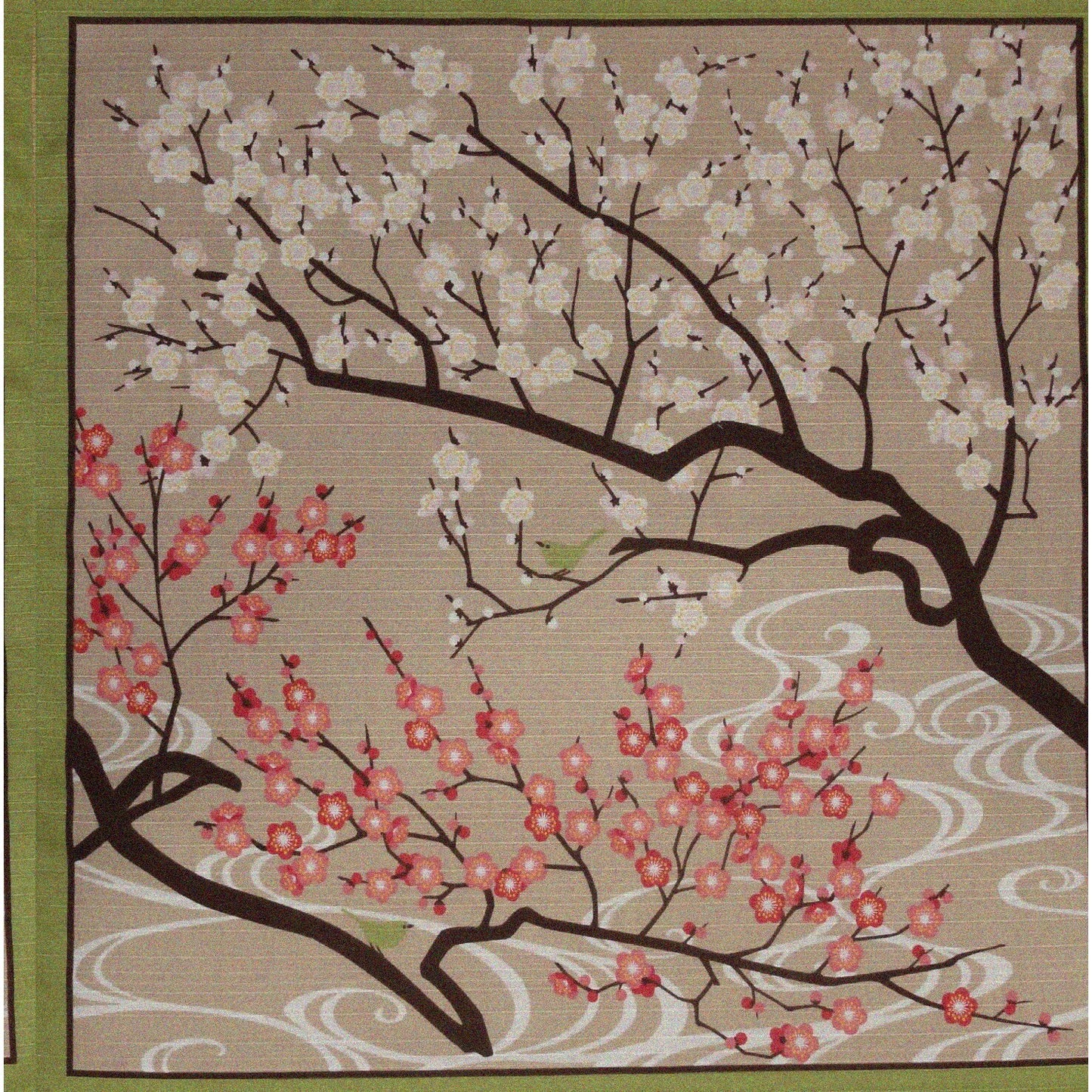 Furoshiki Fabric 50cm Plum Blossoms Birdies Motif