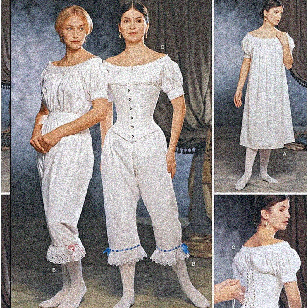 Women's Civil War Sewing Pattern Sizes 14-20