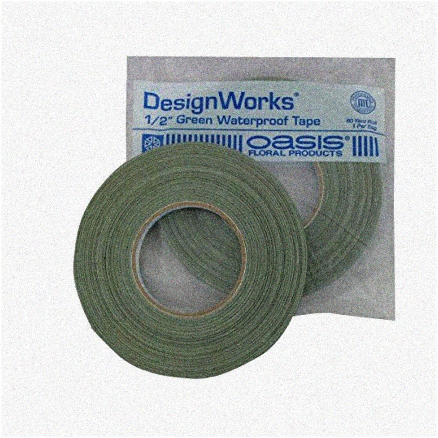 Waterproof Tape 60yd Green 1/2 Inch