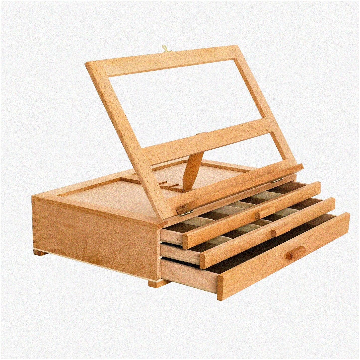 Beechwood Portable ArtBox Easel with 3 Drawers