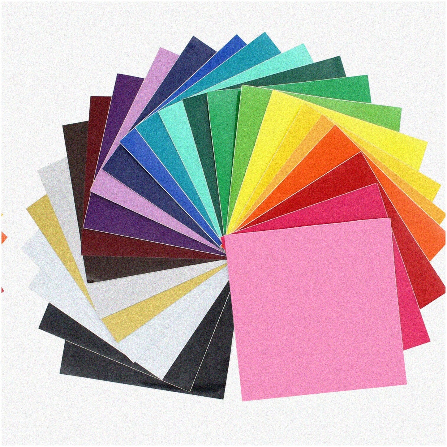 Colorful Vinyl Sheets 12x12 Inch 24 Pack