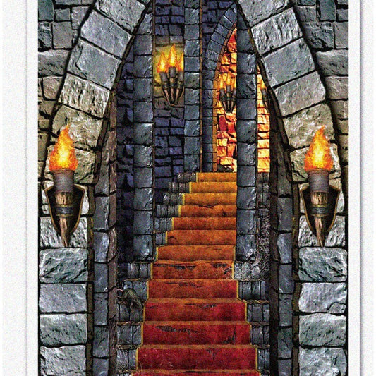 Medieval Castle Party Door Cover 30" x 5'