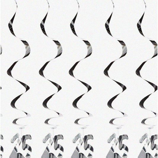 Silver Jubilee Celebration Whirls 5 Pack