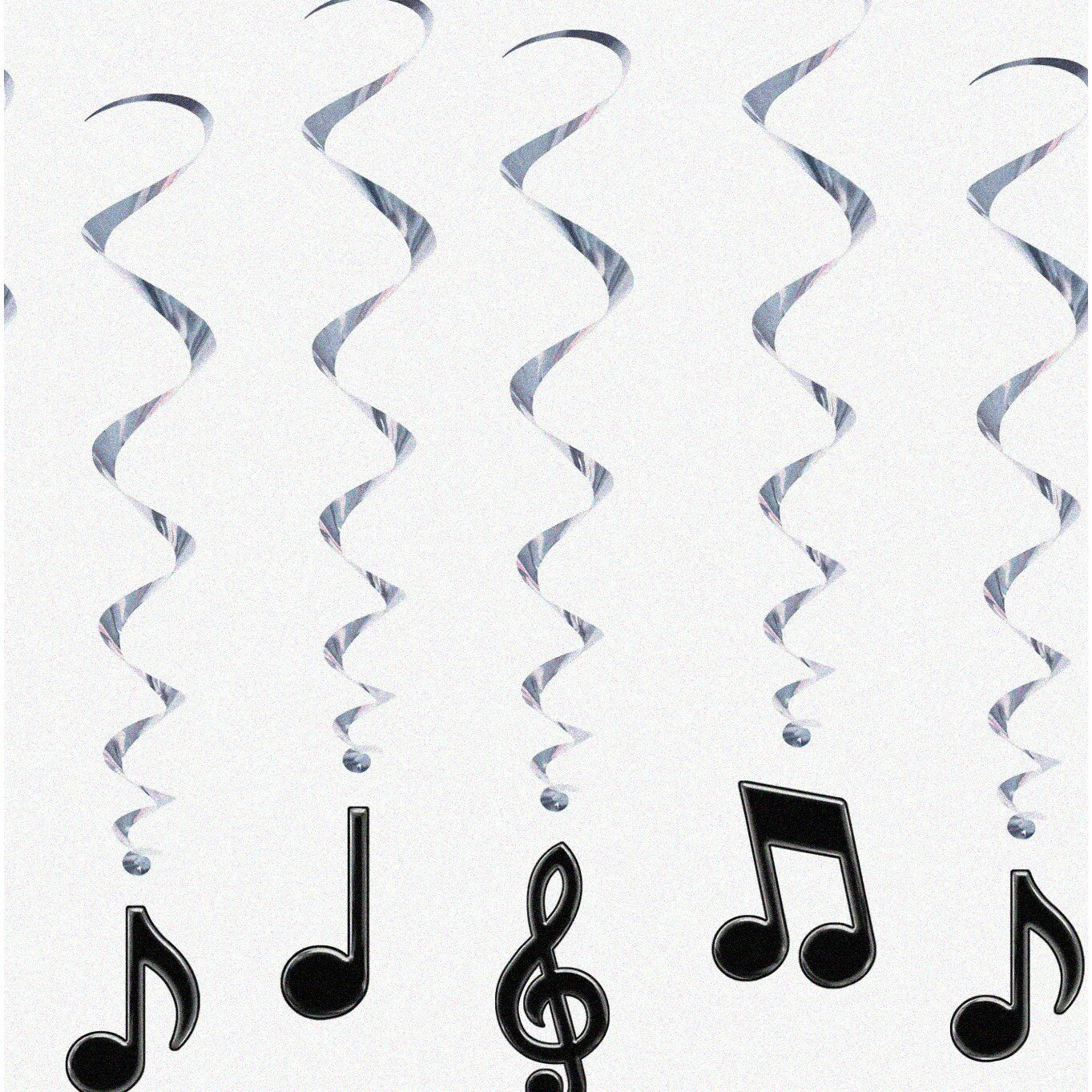 Melody Spinners 5 Pack Musical Note Decorations