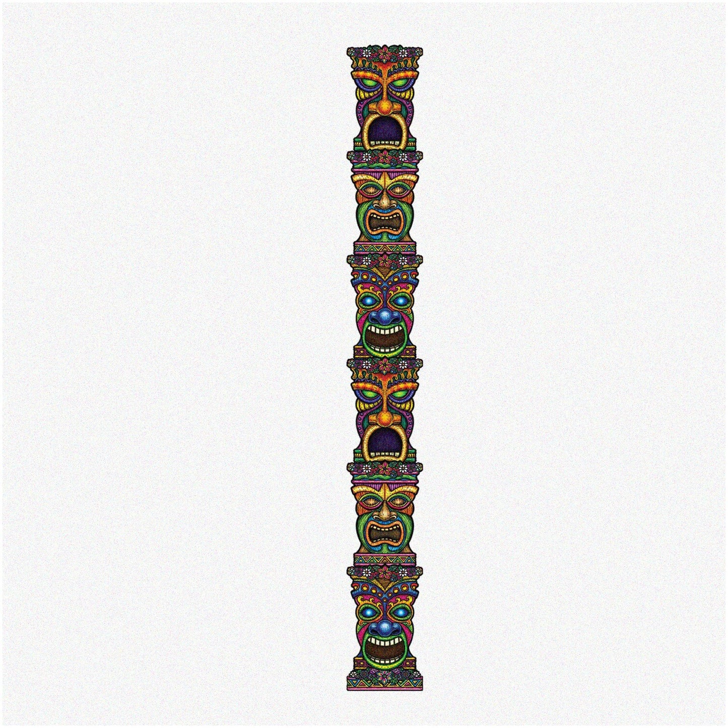 Tiki Twist Party Pole Jointed Totem Decor