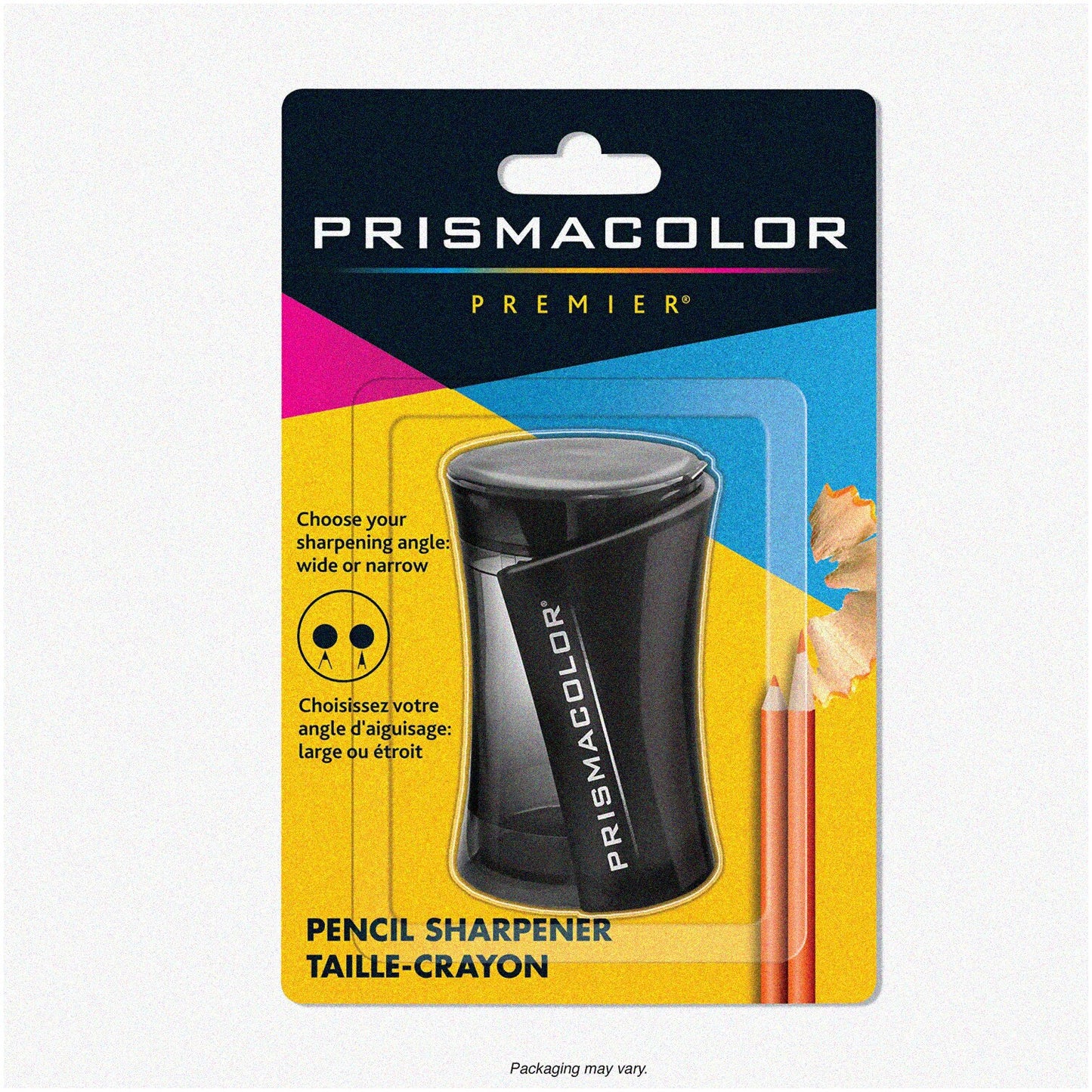 Black Pencil Sharpener with Dual Blades
