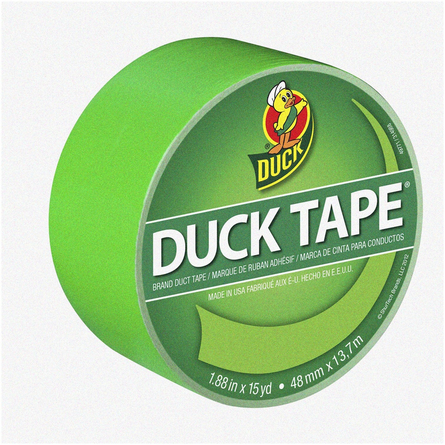 Neon Lime Green Duct Tape 1.88" x 15 Yards