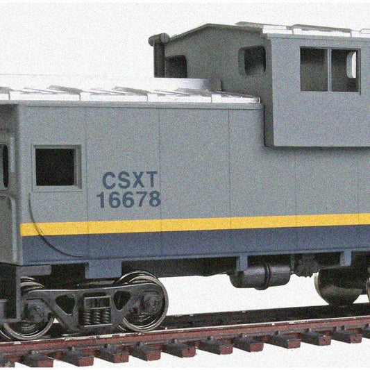 HO Scale Model Caboose with Magnetic Couplers