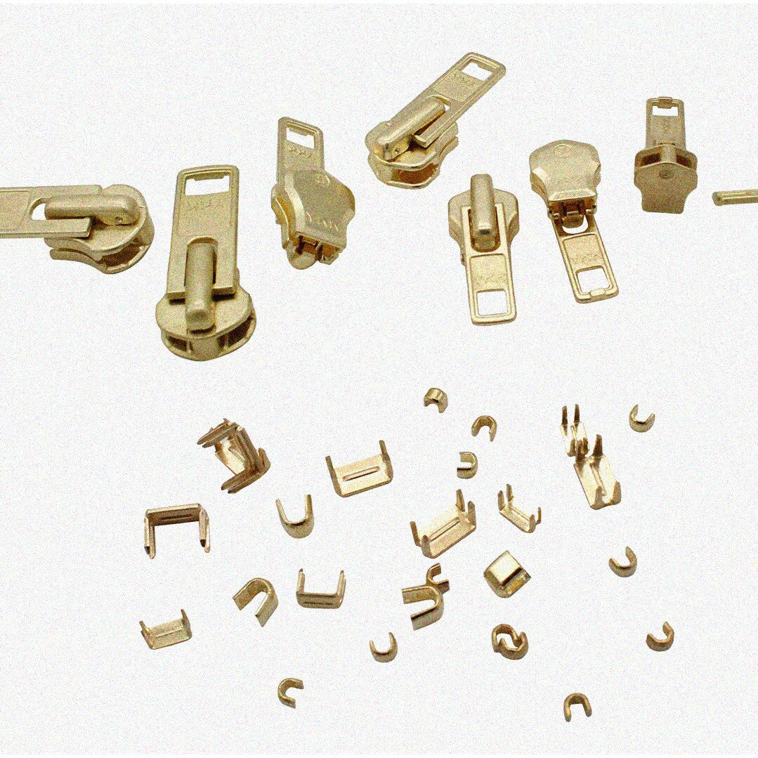 USA-Made Zipper Repair Kit with Auto Lock Sliders and Stops