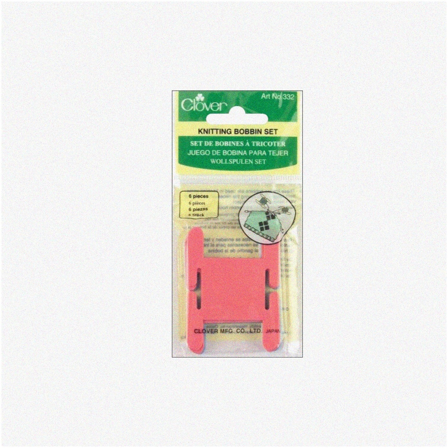 Red Thread Trio 6-Piece Bobbin Set for Sewing